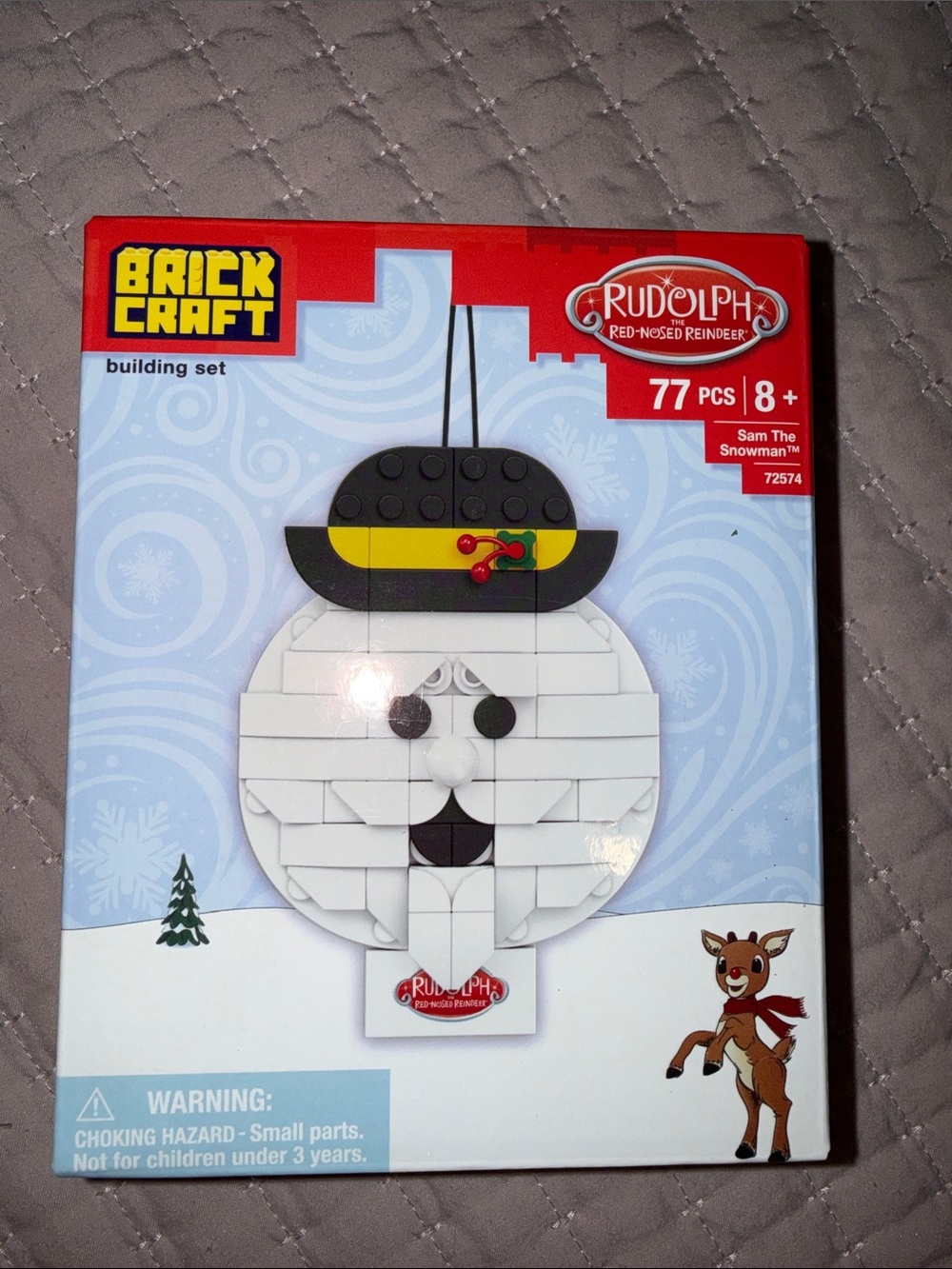 Sam The Snowman Building Set - White and Black